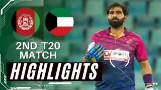 Afghanistan Vs United Arab Emirates 2ND T20 2023 Highlights