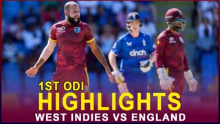 England Vs West Indies 1st ODI Highlights  2023 