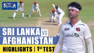 One-Off Test - Day 3 _ Highlights _ Afghanistan Tour Of Sri Lanka