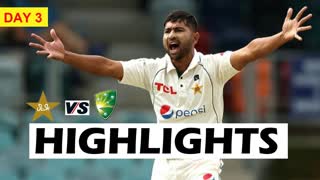 Australia v Pakistan 2023-24 _ First Test _ Day 3