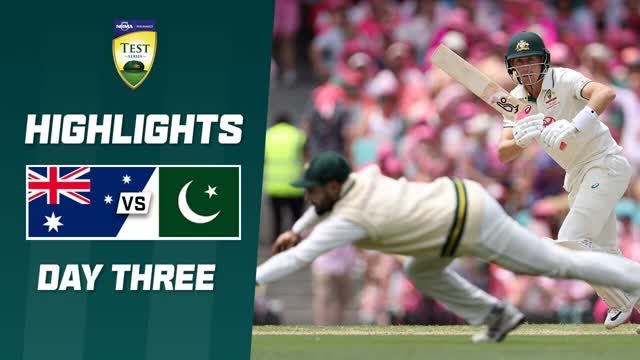 Australia v Pakistan 2023-24 _ Third Test _ Day 3