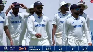 India vs Bangladesh 1st Test Day 2 Highlights 2024 