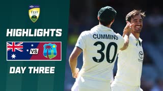 Australia v West Indies 2023-24 _ First Test _ Day 3 