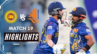 Sri Lanka vs Netherlands  World Cup 2023 Match Highlights