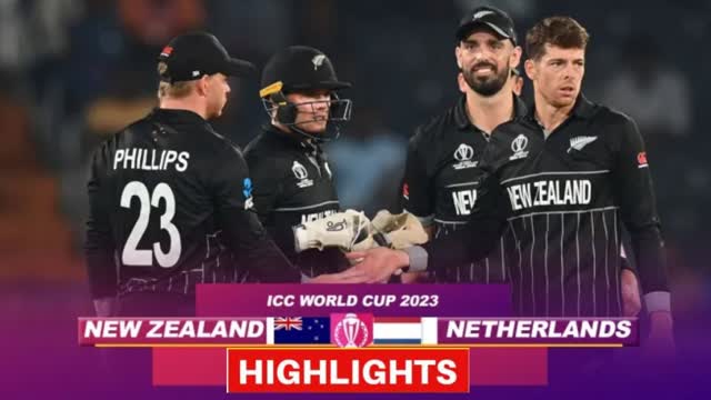 New Zealand Vs Netharlands World Cup 2023 Match Highlights