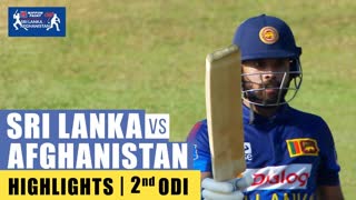 Afghanistan vs Sri Lanka _ 2nd ODI _ Highlights