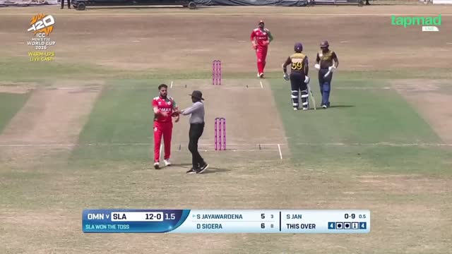 ICC T20 World Cup 2026 Warm Up Match  Highlights -   Sri Lanka Vs Oman  