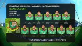  Afghanistan vs Bangladesh ¦ Match 03 ¦ ODI Series Full Highlights