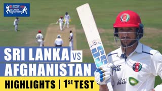 One-Off Test - Day 1 _ Highlights _ Afghanistan Tour Of Sri Lanka 