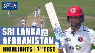 One-Off Test - Day 1 _ Highlights _ Afghanistan Tour Of Sri Lanka 