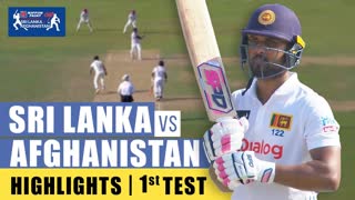 One-Off Test - Day 2 _ Highlights _ Afghanistan Tour Of Sri Lanka 