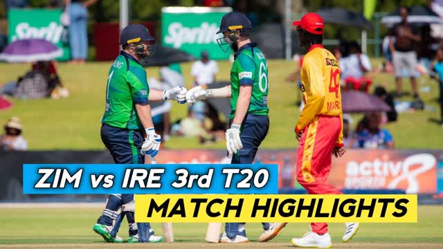 IRELAND VS ZIMBABWE _ 3RD T20 MATCH 2023