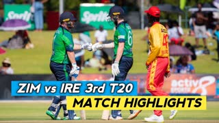 IRELAND VS ZIMBABWE _ 3RD T20 MATCH 2023 