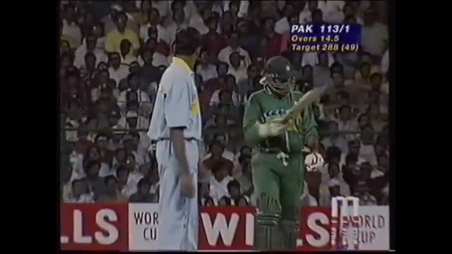 India vs Pakistan - 1996 Cricket World Cup - Highlights