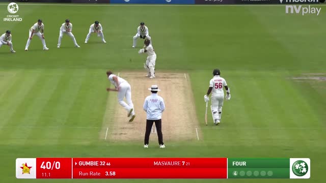 Ireland v Zimbabwe ¦ Only Test ¦ Day 1 Highlights