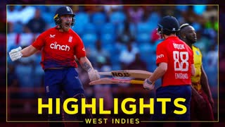 West Indies v England _ 3rd T20I  Highlights