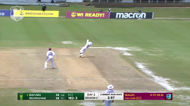West Indies v South Africa ¦ 1st Test Day 2 Highlights