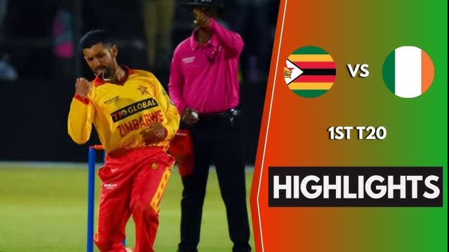 Ireland Vs Zimbabwe _ 1st T20 Match 2023 _ Highlights 