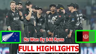 New Zealand Vs Afghanistan  World Cup 2023 Match