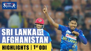 Afghanistan vs Sri Lanka _ 1st ODI _ Highlights