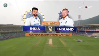 2nd Test, India vs England _ 2nd Test - Day 1 Highlights