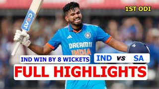South Africa vs India 1ST ODI Highlights