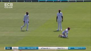 England v West Indies 2nd Test Day 1 Highlights