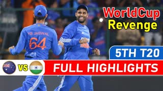 India VS Australia 5th T20 Match Highlights 2023 