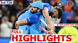 India Vs Afghanistan 3rd T20 Highlights 2024