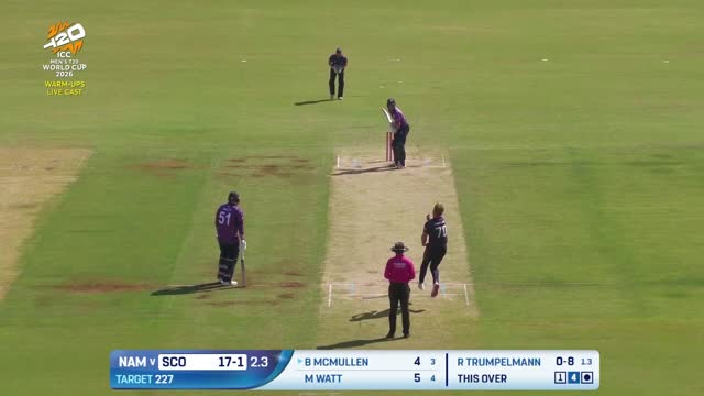 ICC T20 World Cup 2026 Warm Up Match  Highlights - Scotland vs Namibia