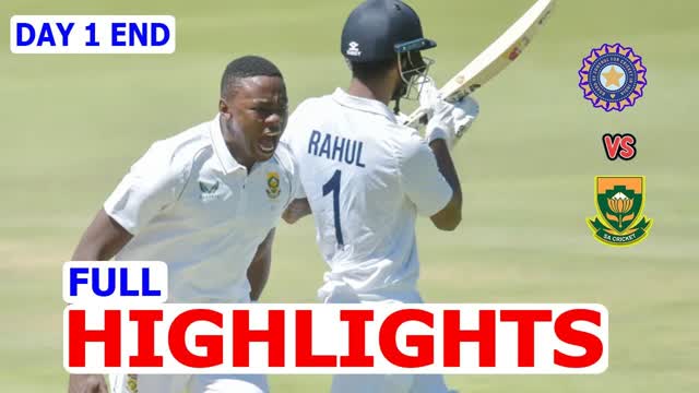 India vs South Africa 1st Test Day 1 Highlights