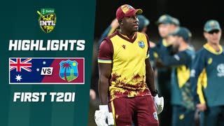 Australia v West Indies _ 1st T20I Match Highlights