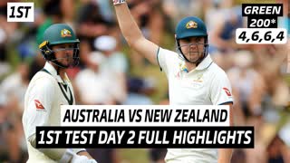 Australia vs New Zealand 1st Test Day 2 Highlights 2024 