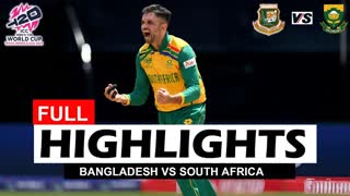 Bangladesh vs South Africa Match 21 T20 WC 2024 Highlights