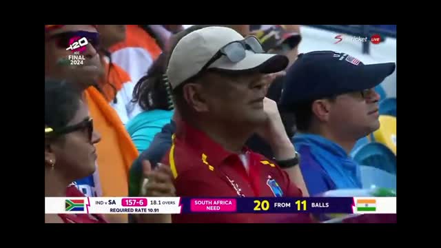 T20 2024 Worldcup Final IND vs SA  Last 5 overs