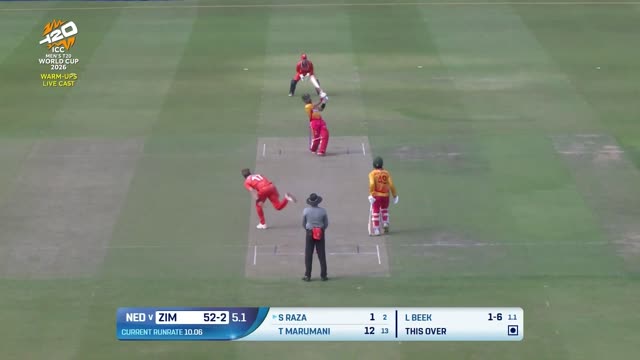 ICC T20 World Cup 2026 Warm Up Match  Highlights - Zimbabwe vs Netherlands