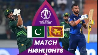 Pakistan Vs Sri Lanka World Cup 2023 Match Highlights 
