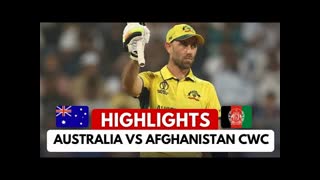 Australia vs Afghanistan World Cup 2023 Highlights 