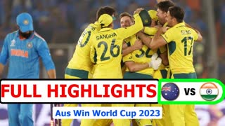 India vs Australia _ Final World Cup 2023 Highlights