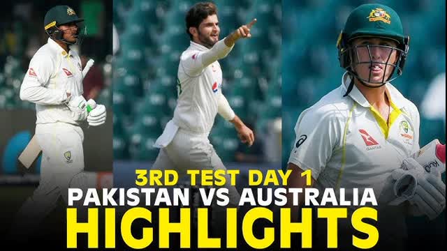 Australia v Pakistan _ Third Test _ Day 1
