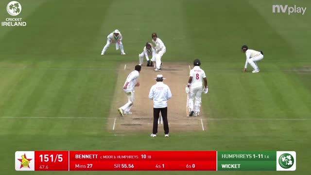 Ireland v Zimbabwe ¦ Only Test ¦ Day 3 Highlights