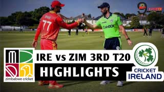 ZIMBABWE VS IRELAND _ 2ND T20 MATCH _ HIGHLIGHTS