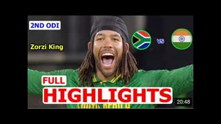 India  vs South Africa  2nd ODI Match Highlights