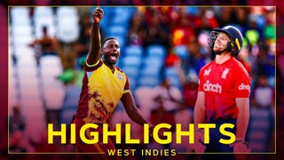West Indies v England _ 5th T20I Match Highlights