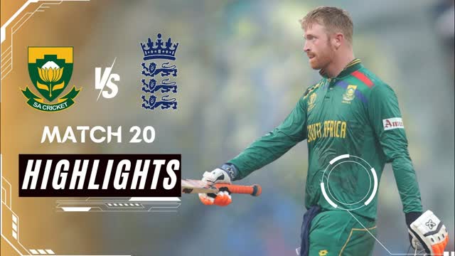 South Africa vs England  World Cup 2023 Match Higlights