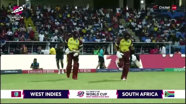 Super 8's South Africa Vs West Indies Match 50 T20 WC 2024  Highlights