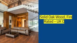 Oak Internal Doors - Solid Oak Wood, Fire Rated - UK Oak Doors