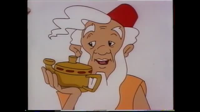 Tecknat Barn Svenska:Aladdin Video (1992) VHSRIPPEN (Svenska) Hela Filmen (4D)