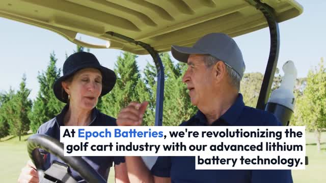 Lithium battery for golf cart