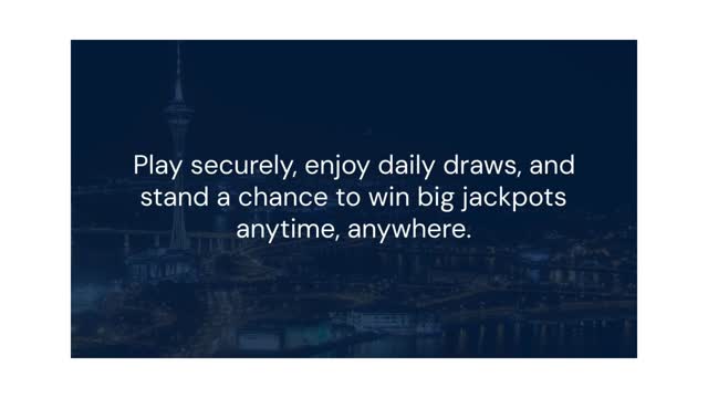 TOTO MACAU The Best Toto Macau Agent Play Fairly